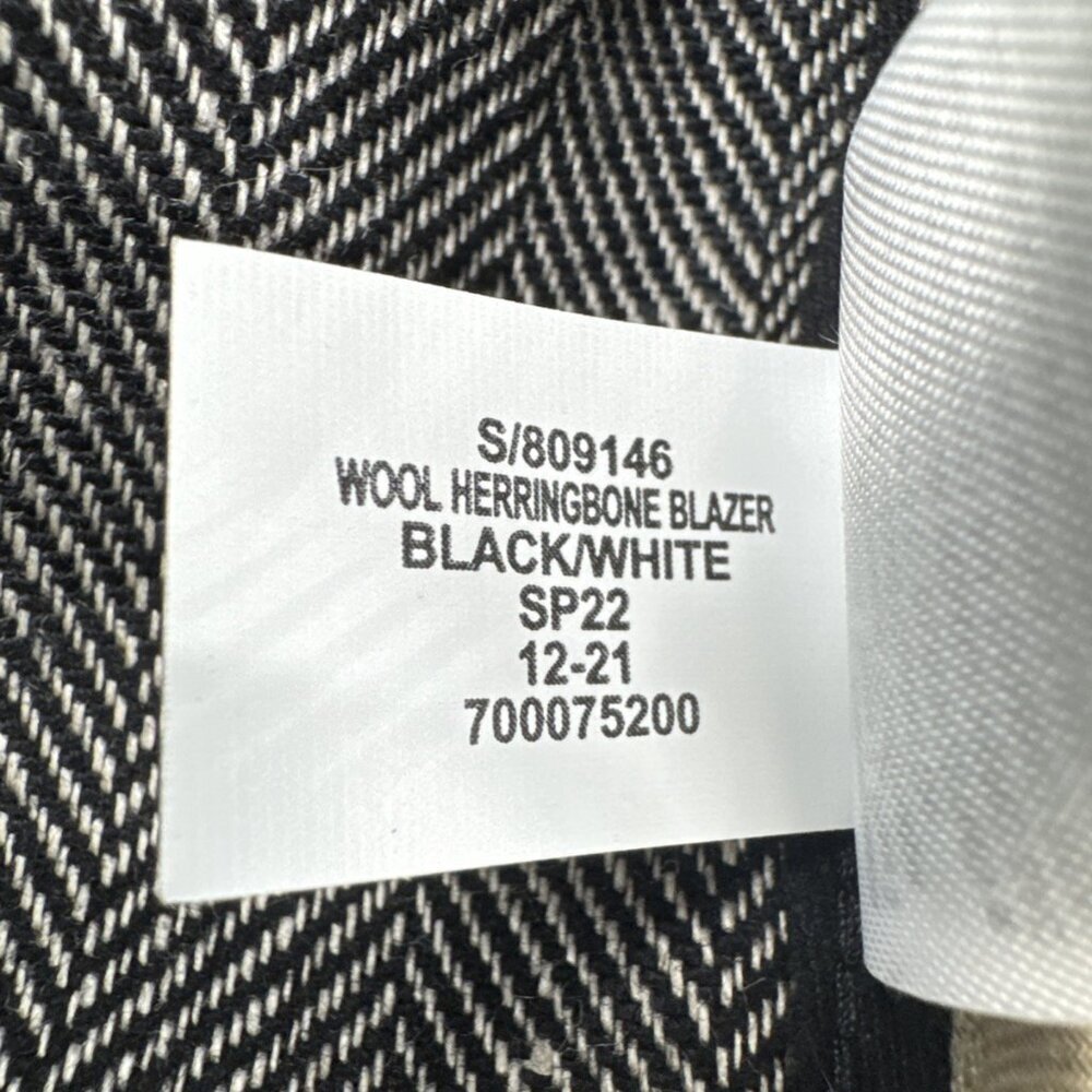 Banana Republic Wool Linen Blazer Mens 46 Tailored Slim Gray Suit Coat $400 NEW - Picture 9 of 14
